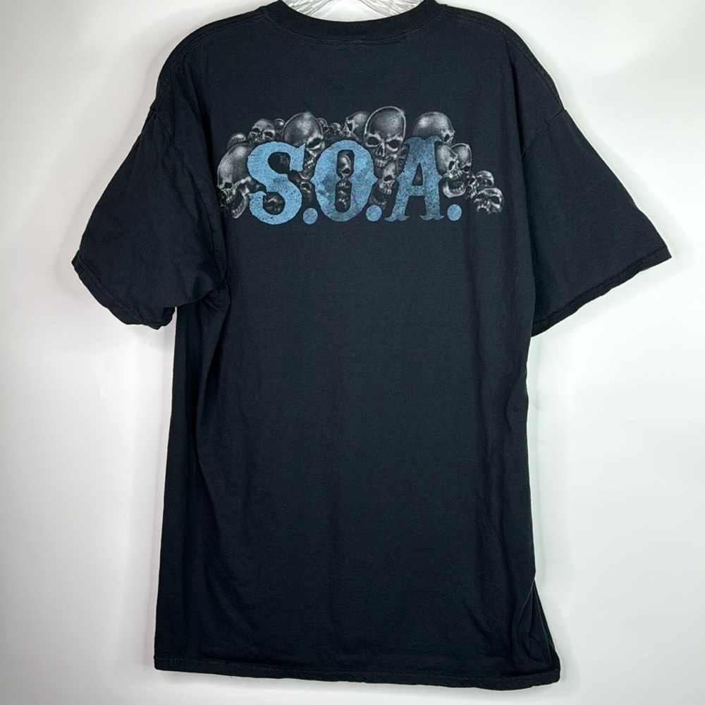Sons Of Anarchy Grim Reaper Charming, CA Black Tshirt Size XL - Picture 4 of 7